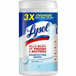 Discount ???? Lysol Crisp Linen Disinfecting Wipes 80 Ct. ????