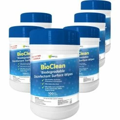 Best Pirce ???? Symtek BioClean Biodegradable Disinfectant Surface Wipes 100 Ct. 6 Pk. ????