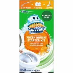 Best deal ???? Scrubbing Bubbles Fresh Brush Toilet Cleaning Starter Kit With Stand ✨