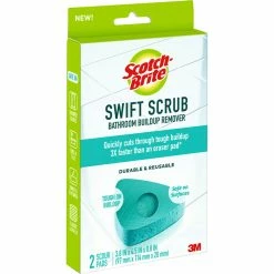 Budget ⭐ Scotch-Brite Swift Scrub Bathroom Buildup Remover 2 Pk. ❤️