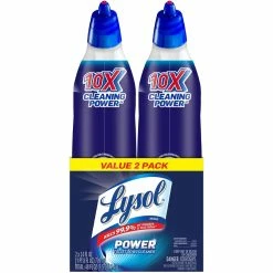 Cheap ✨ Lysol Complete Clean Max Coverage Power Toilet Bowl Cleaner Twin Pack ✨