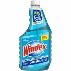 Discount ⭐ Windex Capped Glass Cleaner Refill Original Blue 26 Oz. ????