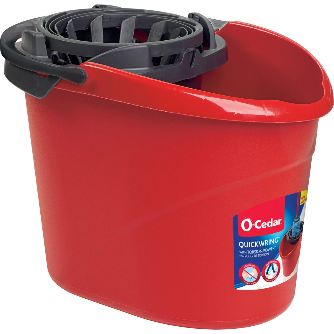 Hot Sale ???? O-Cedar Quick Wring Bucket Torsion Spout Label ✔️